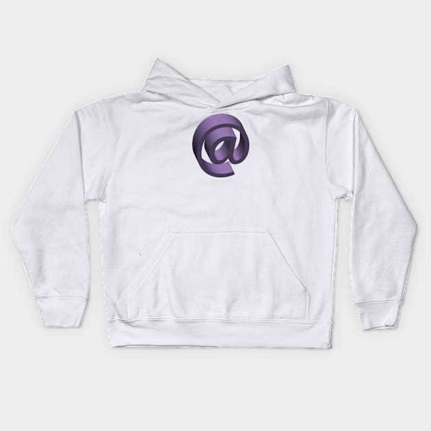 At symbol Kids Hoodie by HANART